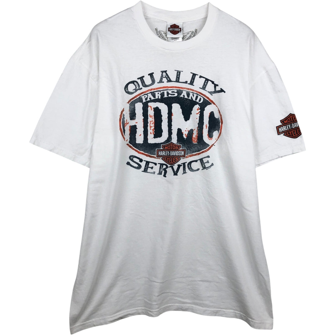 Harley-Davidson Motorcycle Bike T-shirt, Men's XL size cotton white type Vintage Second Hand