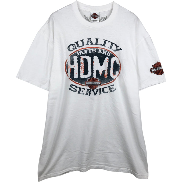 Harley-Davidson Motorcycle Bike T-shirt, Men's XL size cotton white type Vintage Second Hand