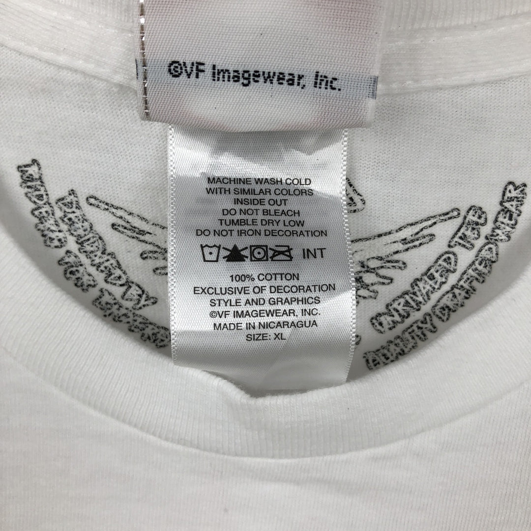 Harley-Davidson Motorcycle Bike T-shirt, Men's XL size cotton white type Vintage Second Hand
