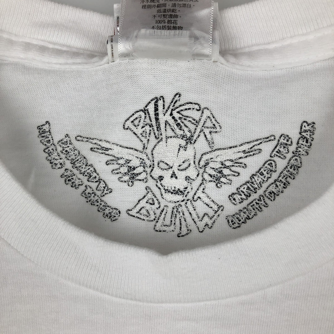 Harley-Davidson Motorcycle Bike T-shirt, Men's XL size cotton white type Vintage Second Hand