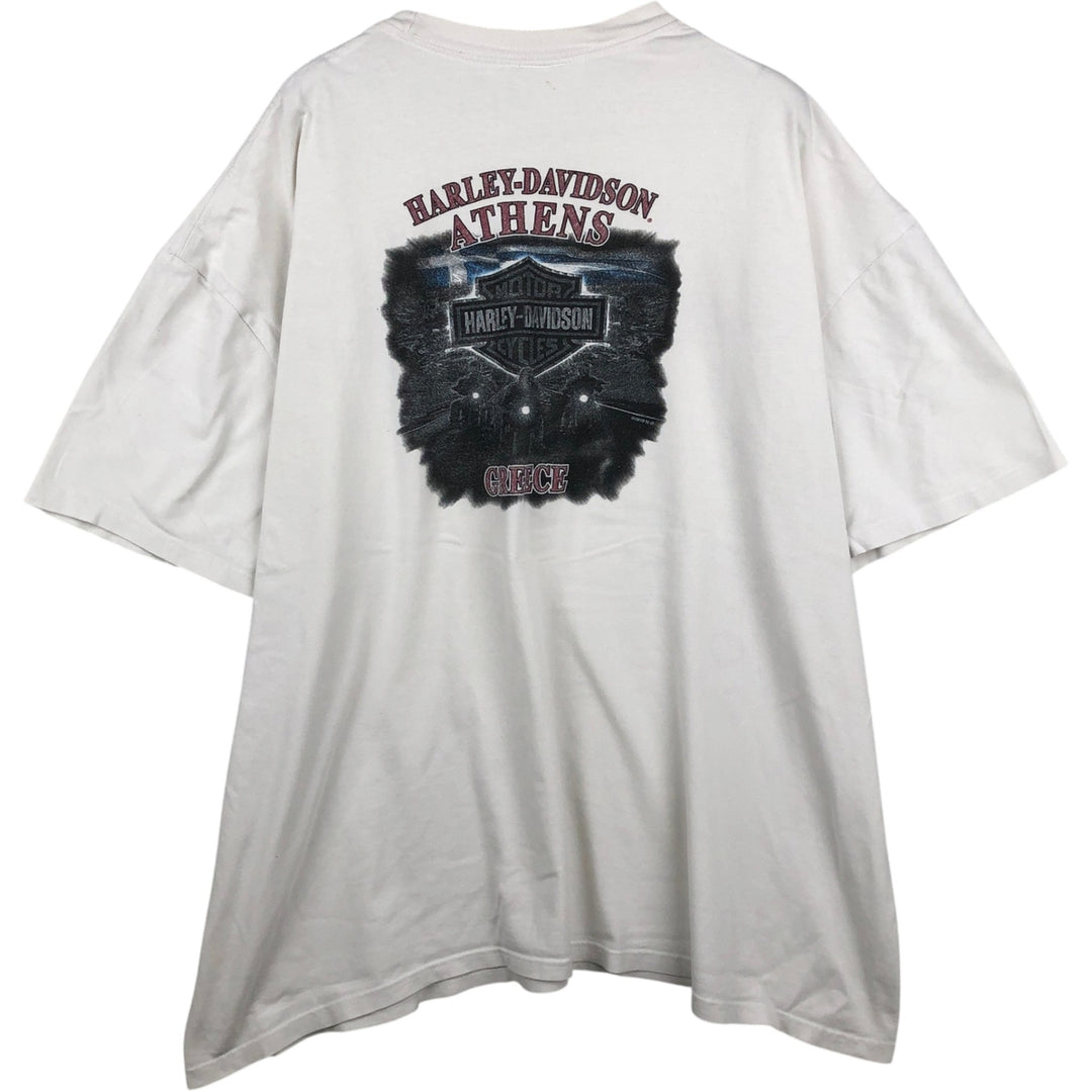 Harley-Davidson Motorcycle Bike T-shirt, Men's XXL unclear white type Vintage Second Hand