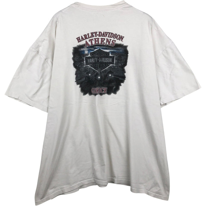 Harley-Davidson Motorcycle Bike T-shirt, Men's XXL unclear white type Vintage Second Hand