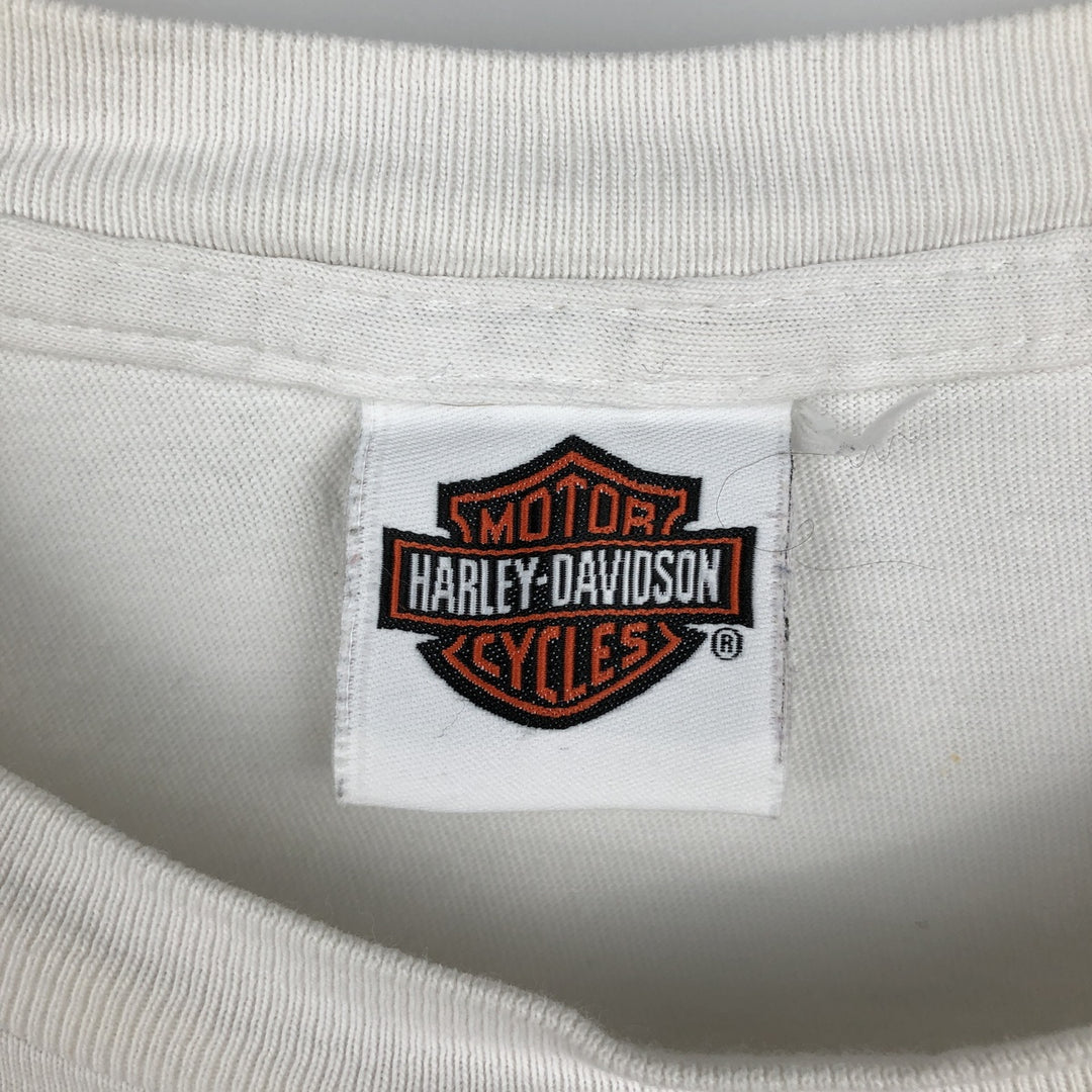 Harley-Davidson Motorcycle Bike T-shirt, Men's XXL unclear white type Vintage Second Hand