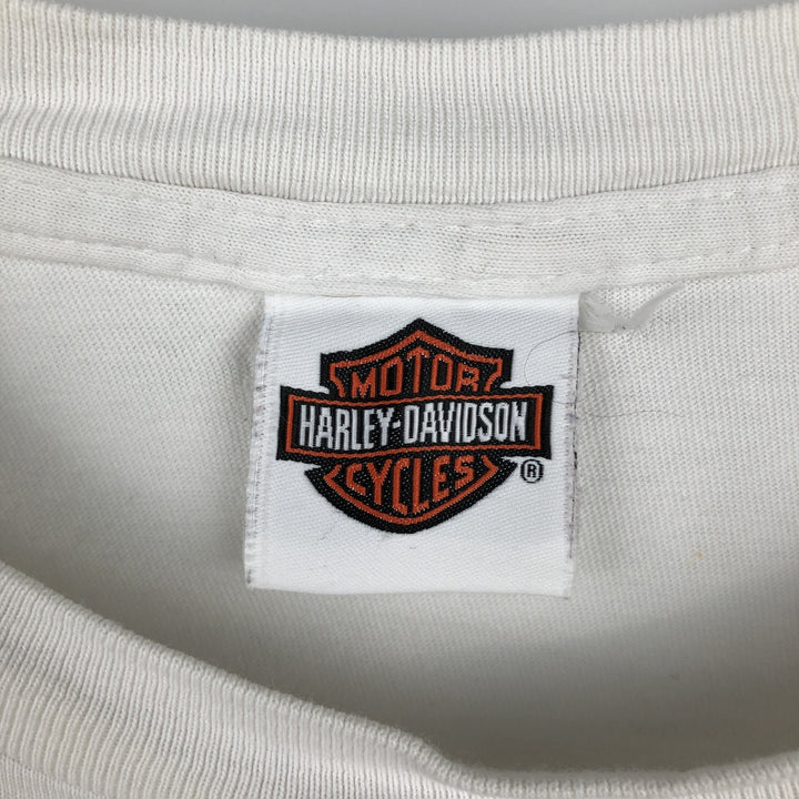 Harley-Davidson Motorcycle Bike T-shirt, Men's XXL unclear white type Vintage Second Hand