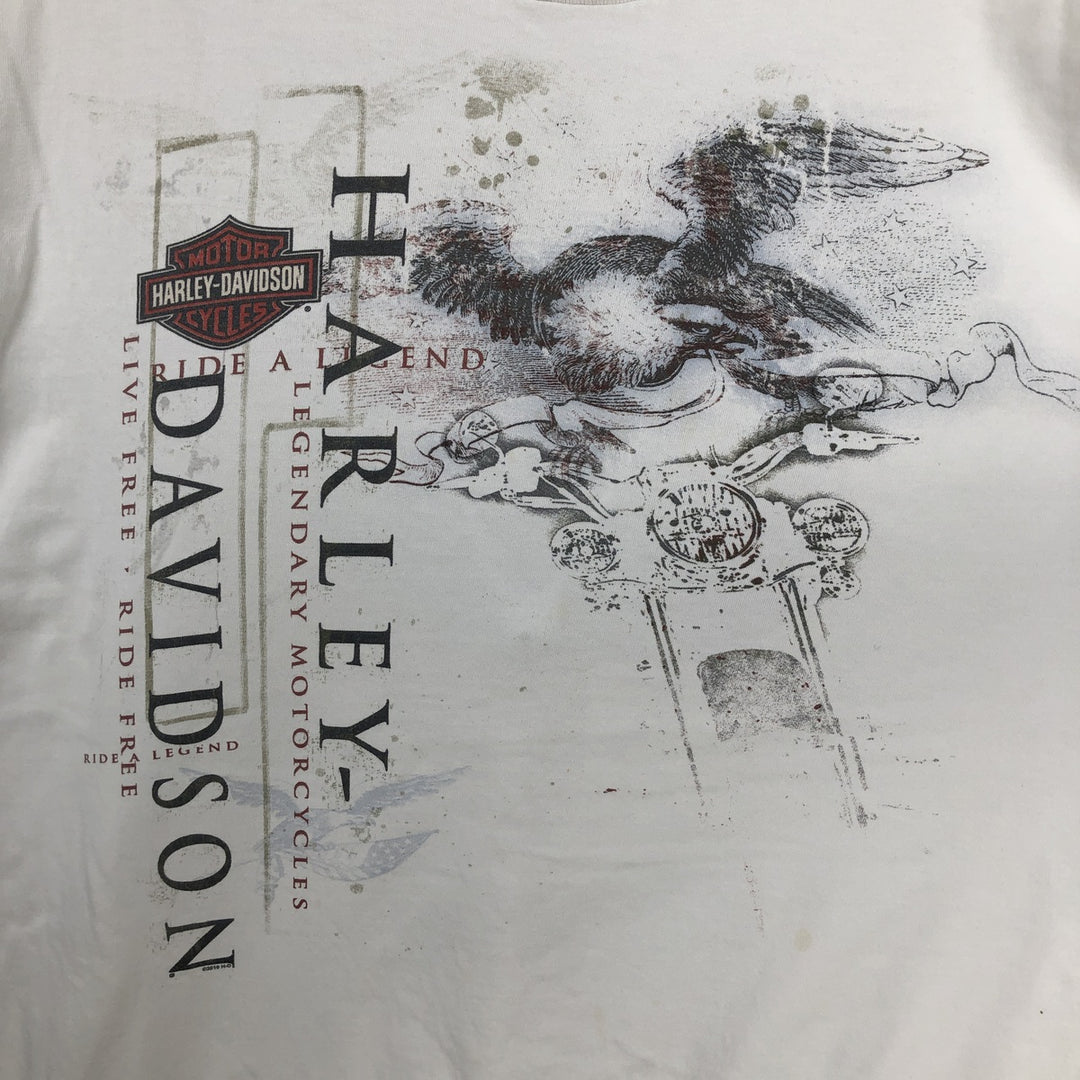 Harley-Davidson Motorcycle Bike T-shirt, Men's XXL unclear white type Vintage Second Hand