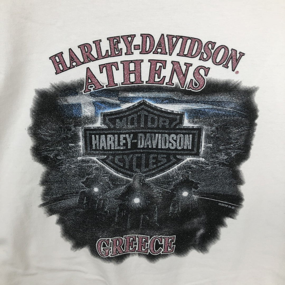 Harley-Davidson Motorcycle Bike T-shirt, Men's XXL unclear white type Vintage Second Hand