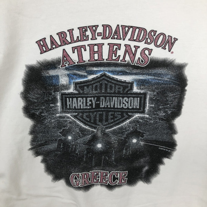 Harley-Davidson Motorcycle Bike T-shirt, Men's XXL unclear white type Vintage Second Hand