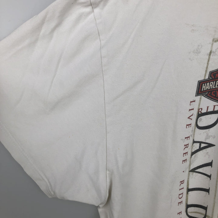 Harley-Davidson Motorcycle Bike T-shirt, Men's XXL unclear white type Vintage Second Hand