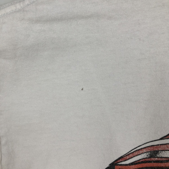 Harley-Davidson Eagle Pattern Motorcycle T-Shirt (Men's Size M) unclear white type Vintage Second Hand