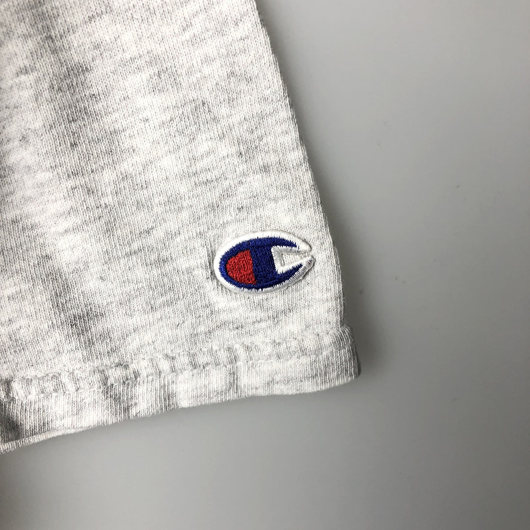 90'S Champion Authentic Athletic Apparel Logo Print T-Shirt, Men's XXL equivalent, Vintage cotton gray type Vintage Second Hand