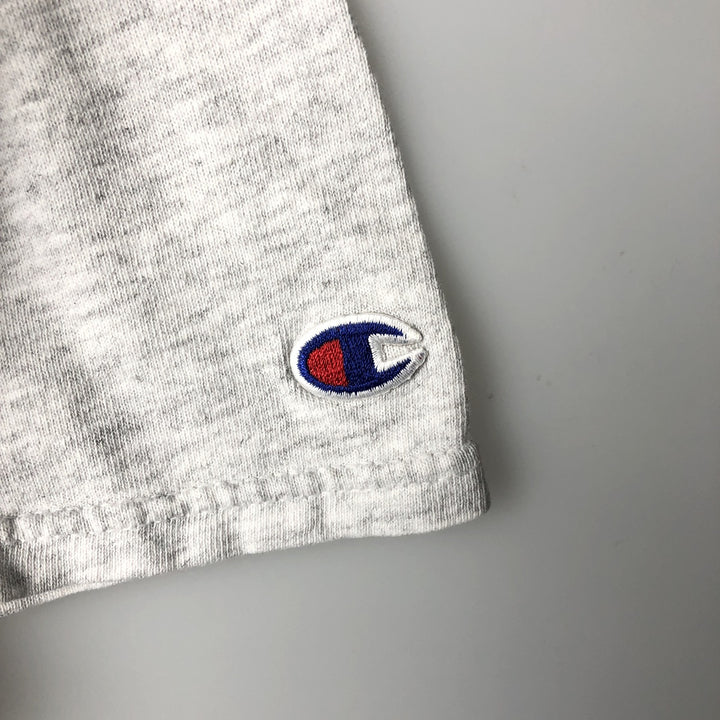 90'S Champion Authentic Athletic Apparel Logo Print T-Shirt, Men's XXL equivalent, Vintage cotton gray type Vintage Second Hand