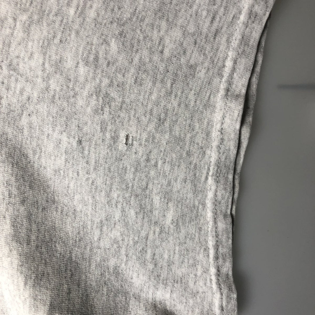 90'S Champion Authentic Athletic Apparel Logo Print T-Shirt, Men's XXL equivalent, Vintage cotton gray type Vintage Second Hand