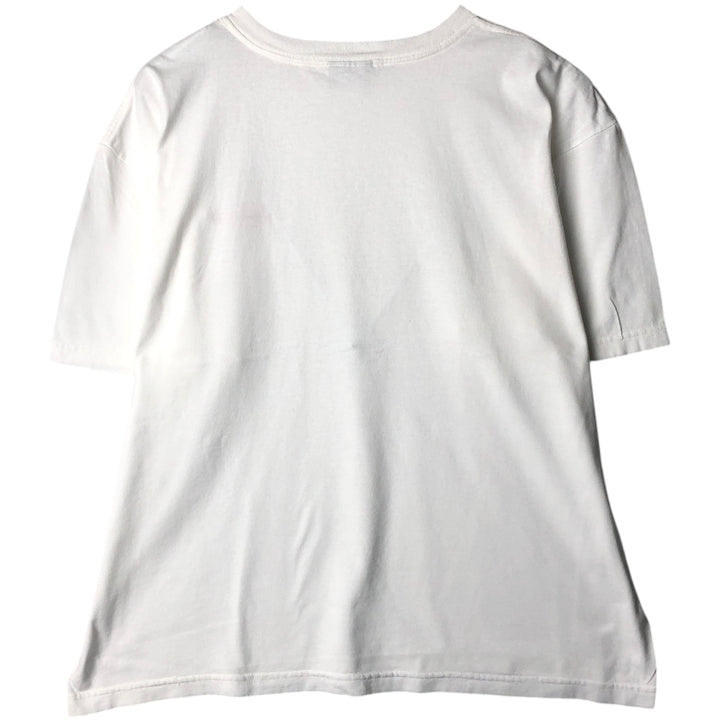 Reebok logo t-shirt, men's size XL. unclear white type Vintage Second Hand