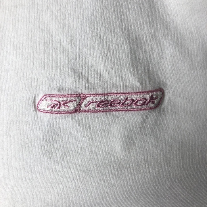 Reebok logo t-shirt, men's size XL. unclear white type Vintage Second Hand