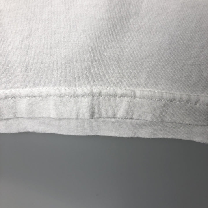 Reebok logo t-shirt, men's size XL. unclear white type Vintage Second Hand