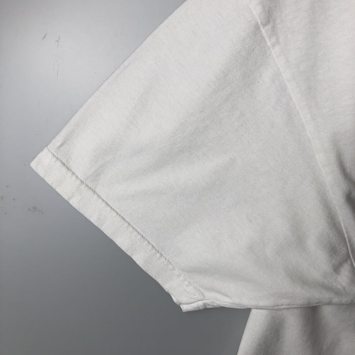 Reebok logo t-shirt, men's size XL. unclear white type Vintage Second Hand