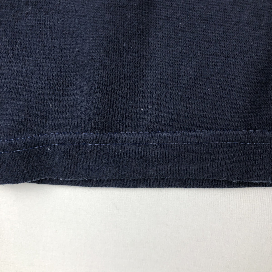 80s-90'S Adidas Trefoil Logo T-Shirt, Men's XXL equivalent, Vintage cotton navy blue type Vintage Second Hand