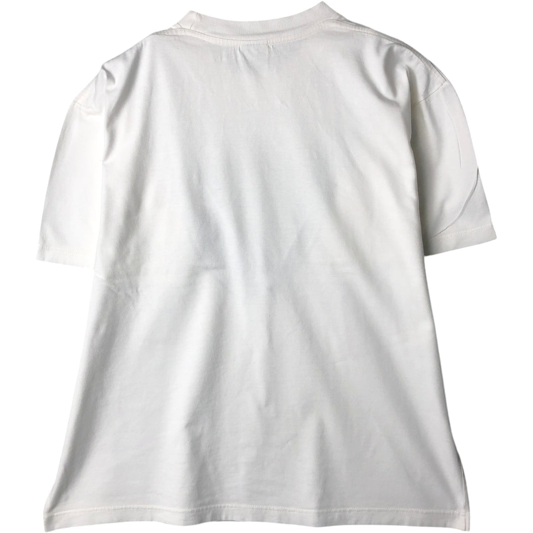 90s-era Nike logo print t-shirt, men's size M equivalent, vintage. cotton white type Vintage Second Hand
