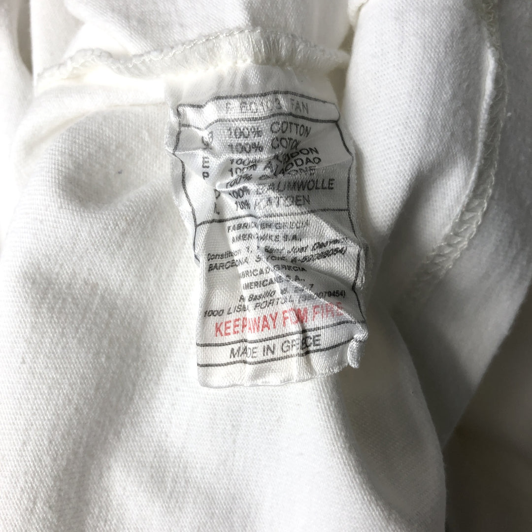 90s-era Nike logo print t-shirt, men's size M equivalent, vintage. cotton white type Vintage Second Hand