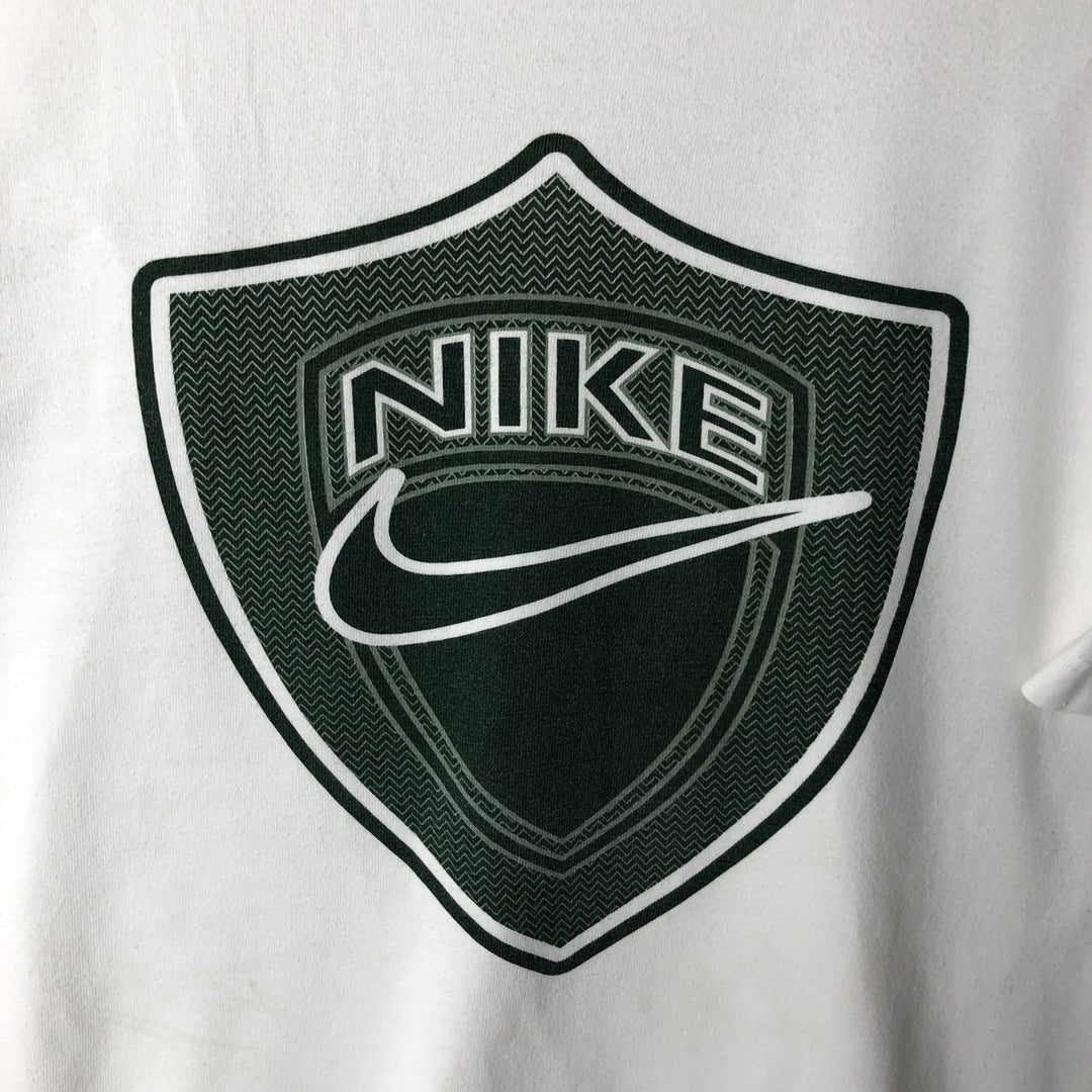 90s-era Nike logo print t-shirt, men's size M equivalent, vintage. cotton white type Vintage Second Hand