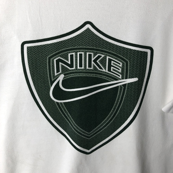 90s-era Nike logo print t-shirt, men's size M equivalent, vintage. cotton white type Vintage Second Hand