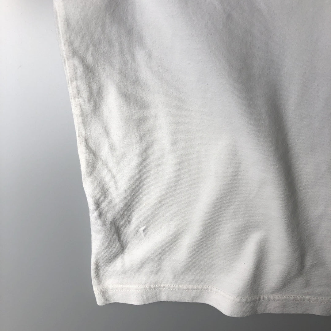 90s-era Nike logo print t-shirt, men's size M equivalent, vintage. cotton white type Vintage Second Hand