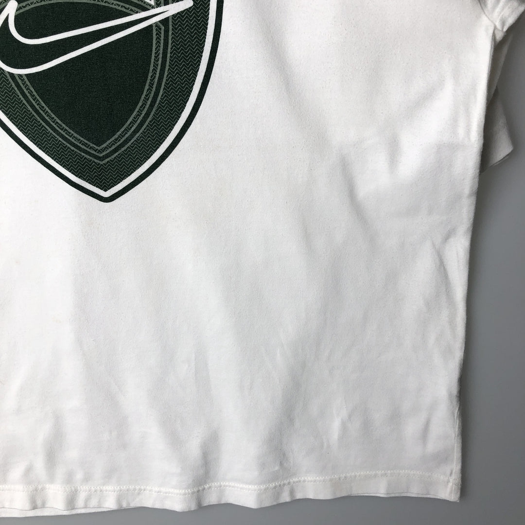 90s-era Nike logo print t-shirt, men's size M equivalent, vintage. cotton white type Vintage Second Hand