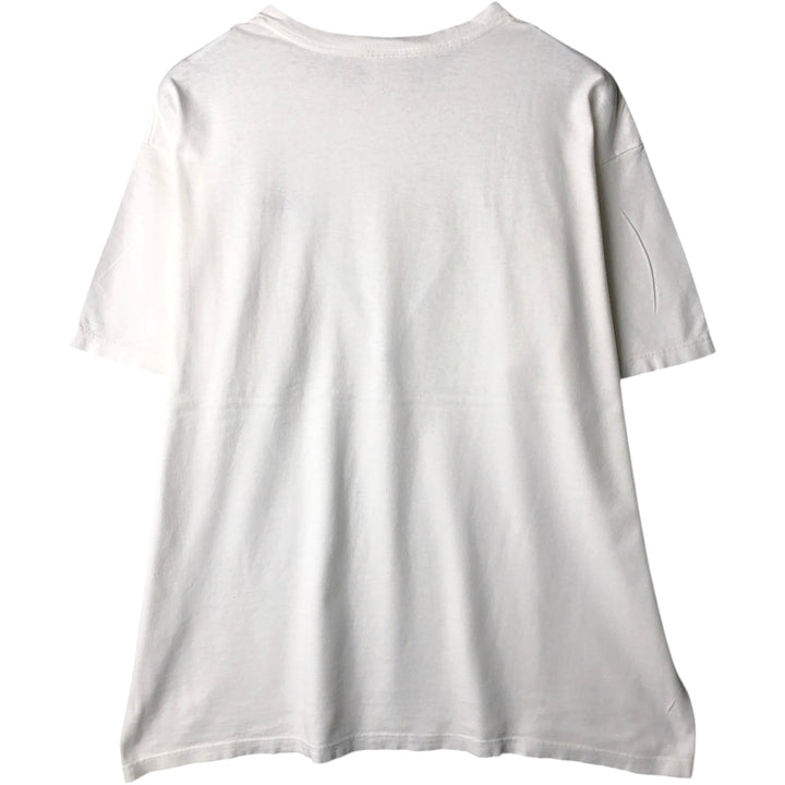 90s-00'S Adidas logo t-shirt, men's size XL equivalent, vintage. unclear white type Vintage Second Hand