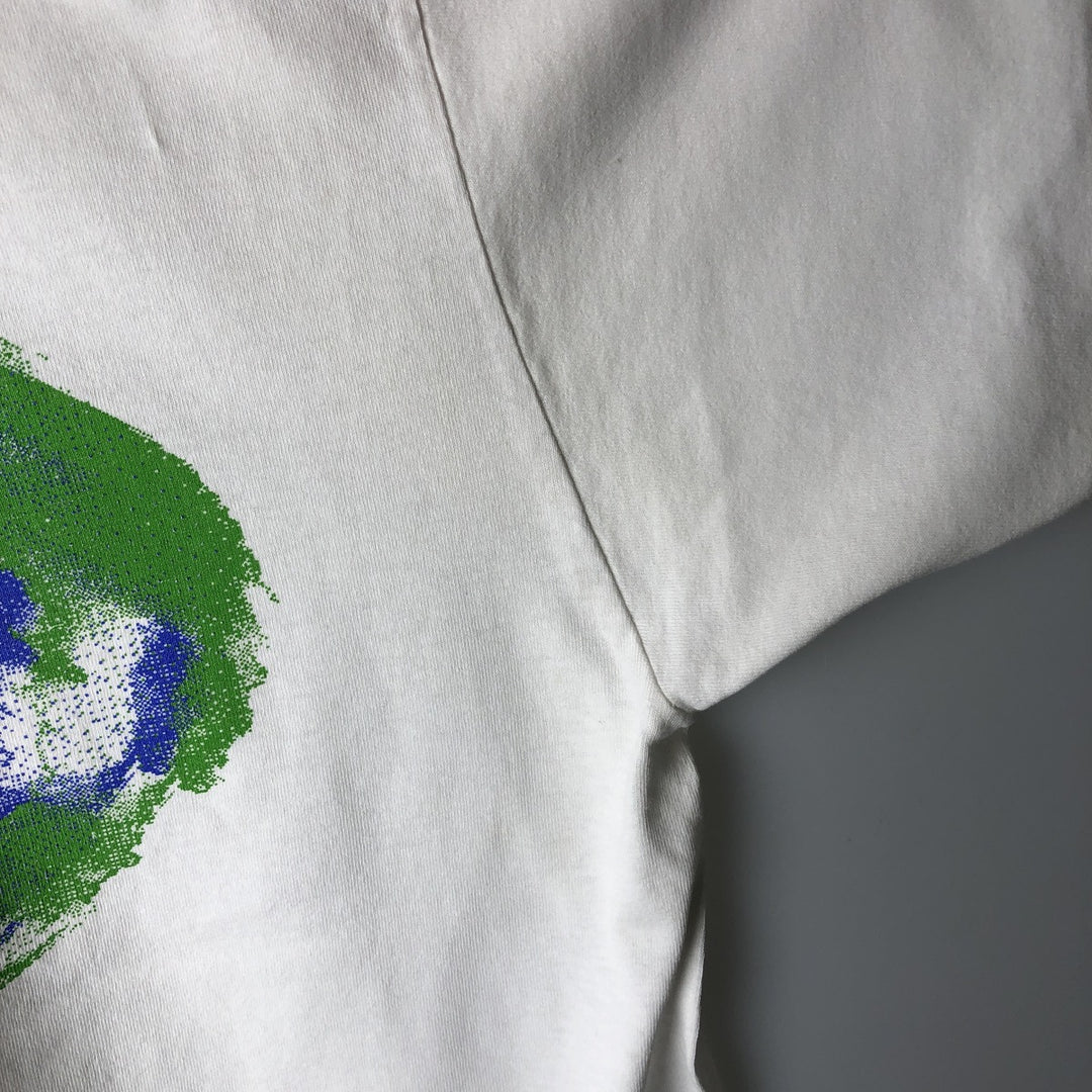 90'S Nike Logo Print T-Shirt, Men's Size XL (Equivalent), Vintage unclear white type Vintage Second Hand