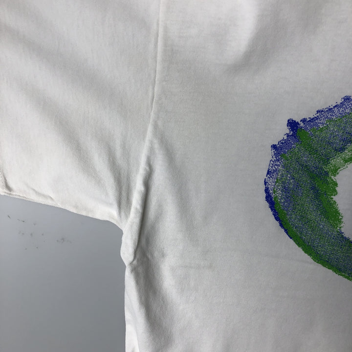 90'S Nike Logo Print T-Shirt, Men's Size XL (Equivalent), Vintage unclear white type Vintage Second Hand