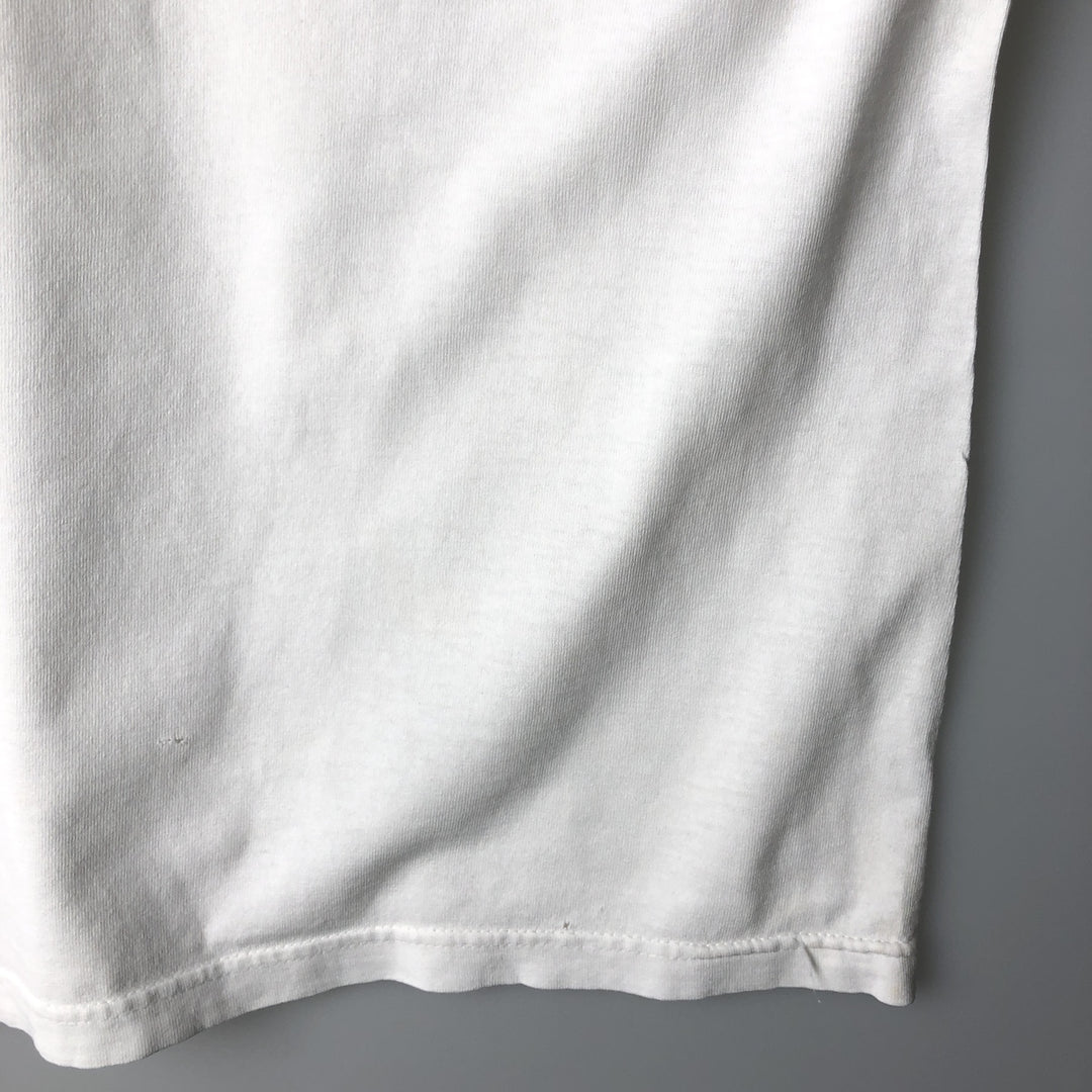 90'S Nike Logo Print T-Shirt, Men's Size XL (Equivalent), Vintage unclear white type Vintage Second Hand
