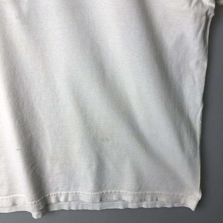 90'S Nike Logo Print T-Shirt, Men's Size XL (Equivalent), Vintage unclear white type Vintage Second Hand