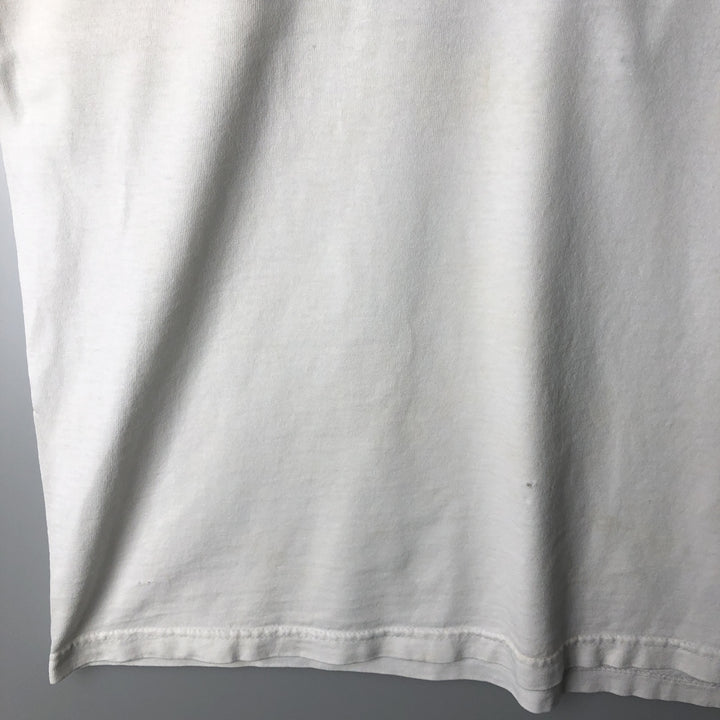 90'S Nike Logo Print T-Shirt, Men's Size XL (Equivalent), Vintage unclear white type Vintage Second Hand