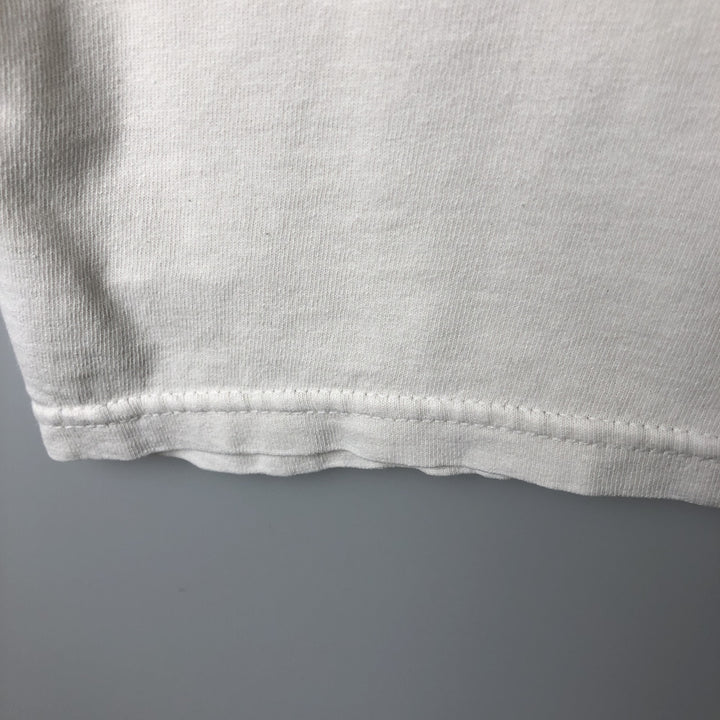 90'S Nike TOWN sports print T-shirt, Made in USA, Men's size L equivalent, Vintage cotton white type Vintage Second Hand
