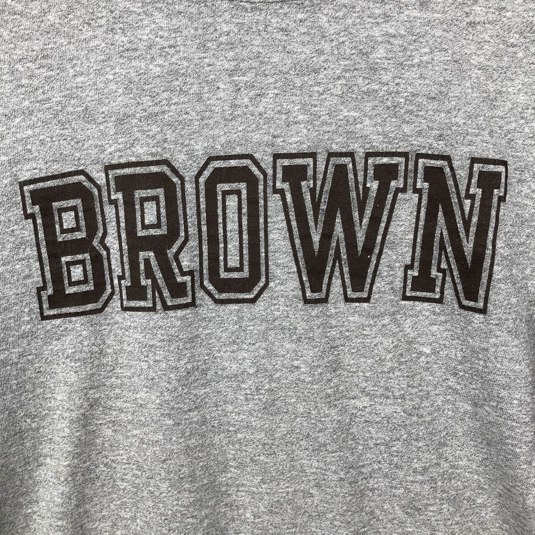 90'S Champion Authentic Athletic Apparel Brown University College T-shirt, Men's Size XL (approx.), Vintage cotton gray type Vintage Second Hand