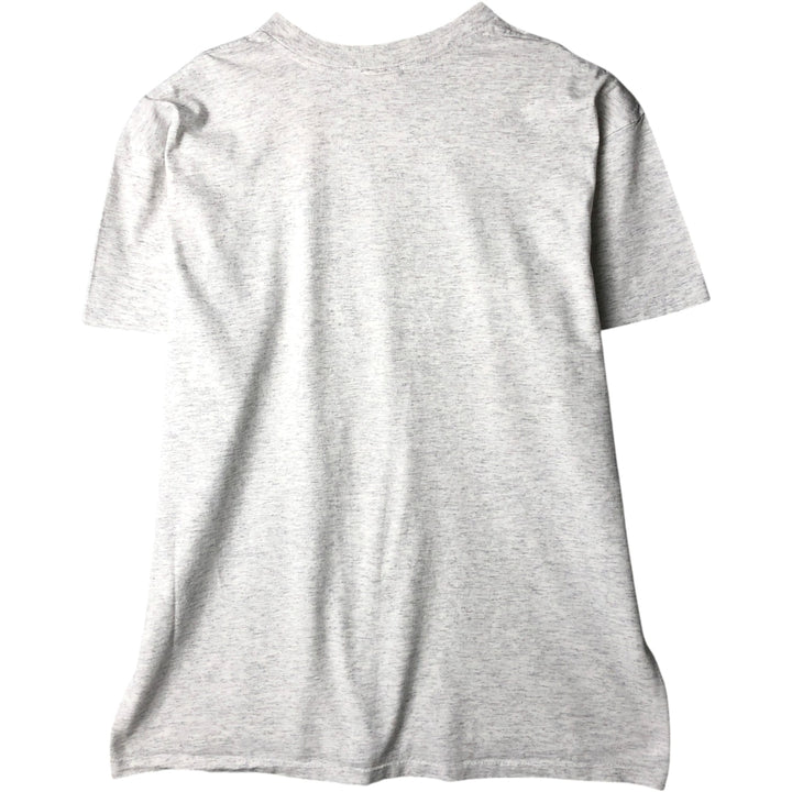 90'S Nike Silver Tag Message Sports Print T-Shirt, Made in USA, Men's XXL equivalent, Vintage cotton gray type Vintage Second Hand