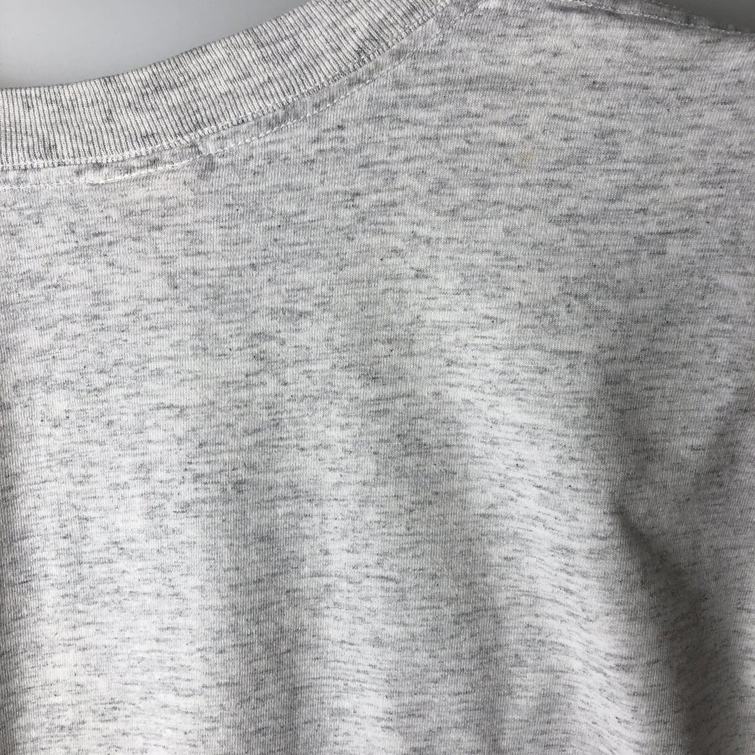90'S Nike Silver Tag Message Sports Print T-Shirt, Made in USA, Men's XXL equivalent, Vintage cotton gray type Vintage Second Hand
