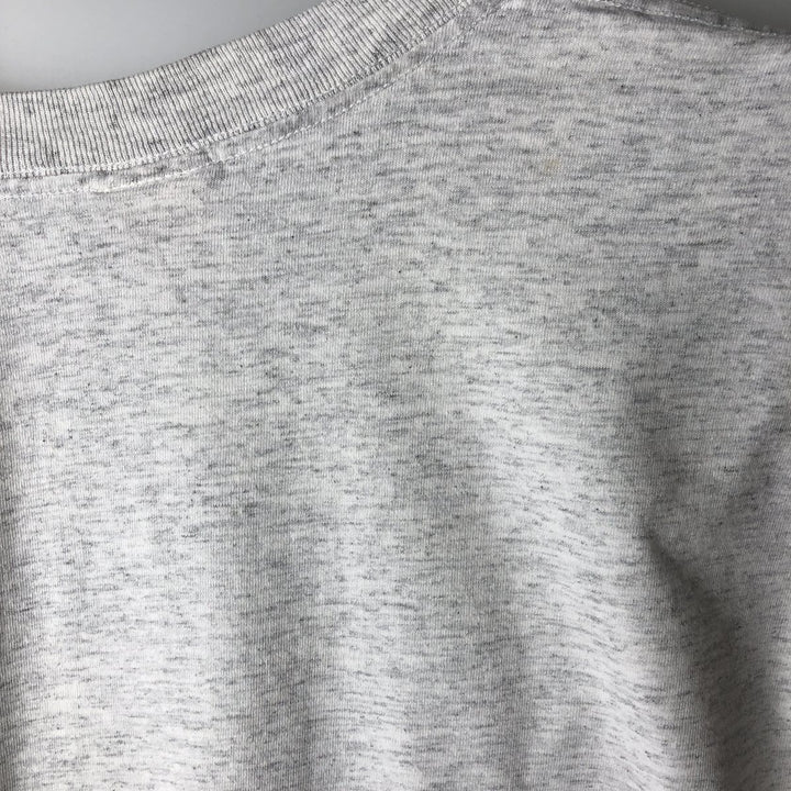 90'S Nike Silver Tag Message Sports Print T-Shirt, Made in USA, Men's XXL equivalent, Vintage cotton gray type Vintage Second Hand