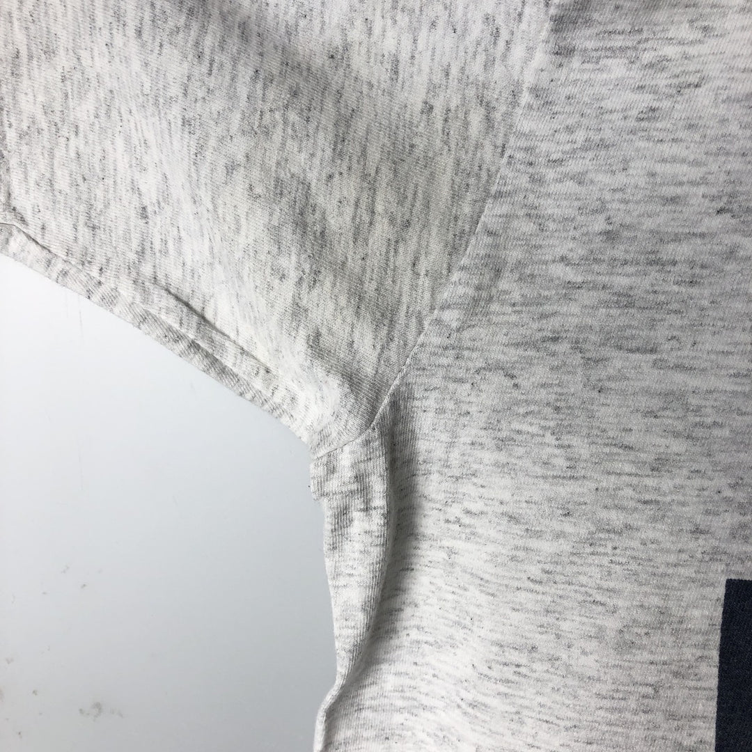 90'S Nike Silver Tag Message Sports Print T-Shirt, Made in USA, Men's XXL equivalent, Vintage cotton gray type Vintage Second Hand