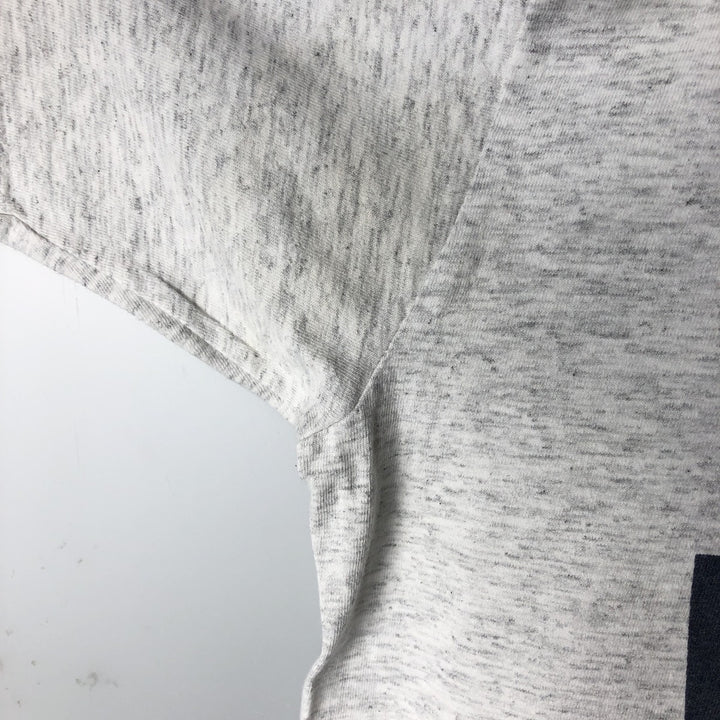 90'S Nike Silver Tag Message Sports Print T-Shirt, Made in USA, Men's XXL equivalent, Vintage cotton gray type Vintage Second Hand