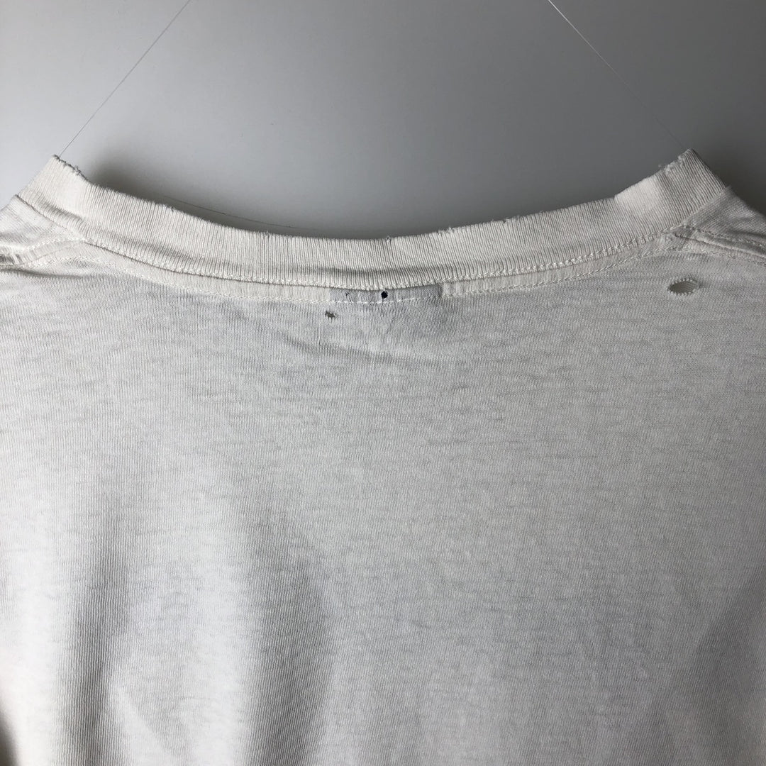 90'S Umbro Sports Print T-Shirt, Made in USA, Men's XL equivalent, Vintage cotton white type Vintage Second Hand