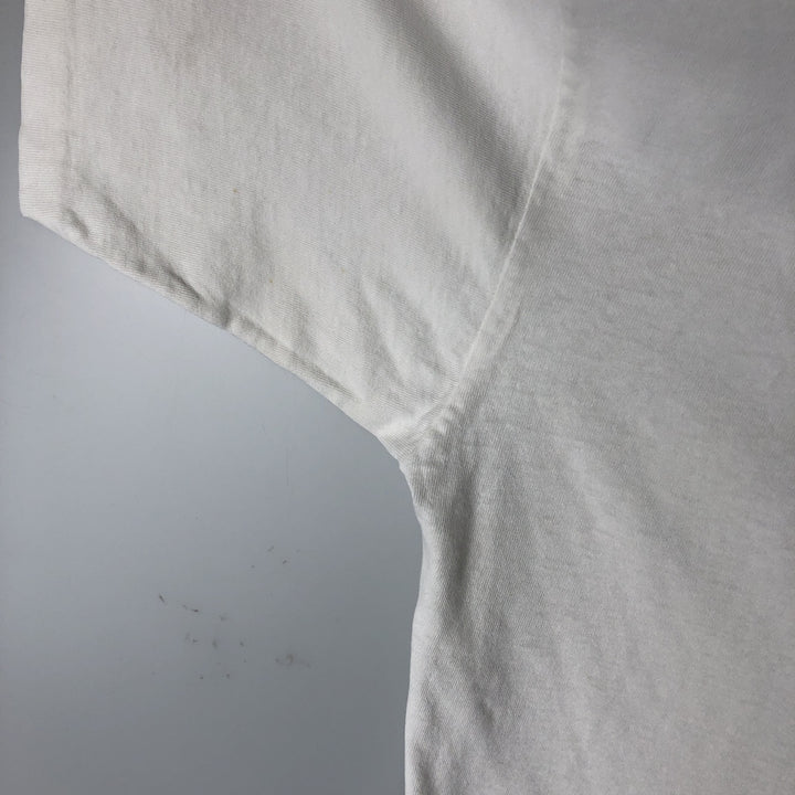 90'S Umbro Sports Print T-Shirt, Made in USA, Men's XL equivalent, Vintage cotton white type Vintage Second Hand
