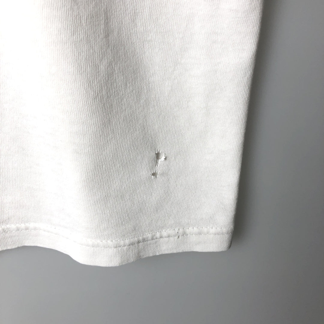 90'S Umbro Sports Print T-Shirt, Made in USA, Men's XL equivalent, Vintage cotton white type Vintage Second Hand