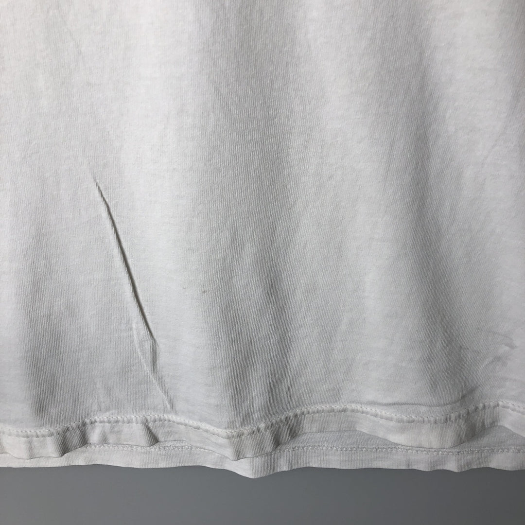 90'S Umbro Sports Print T-Shirt, Made in USA, Men's XL equivalent, Vintage cotton white type Vintage Second Hand