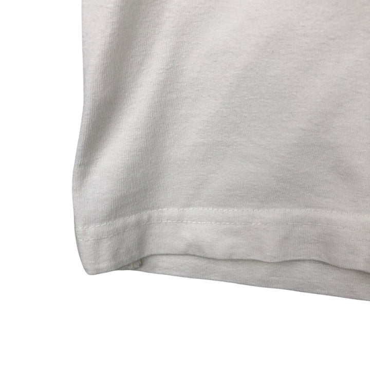 90'S Adidas Trefoil Logo 25th Anniversary Message Sports Print T-Shirt, Men's Size M (approx.), Vintage unclear white type Vintage Second Hand
