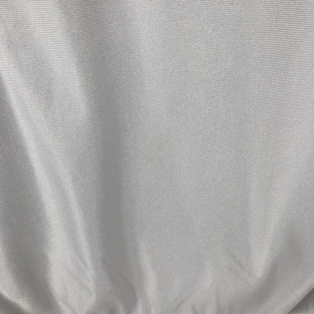 80s-90'S Champion V-neck Game Shirt with Back Print, Made in USA, Men's XL equivalent, Vintage polyester white type Vintage Second Hand