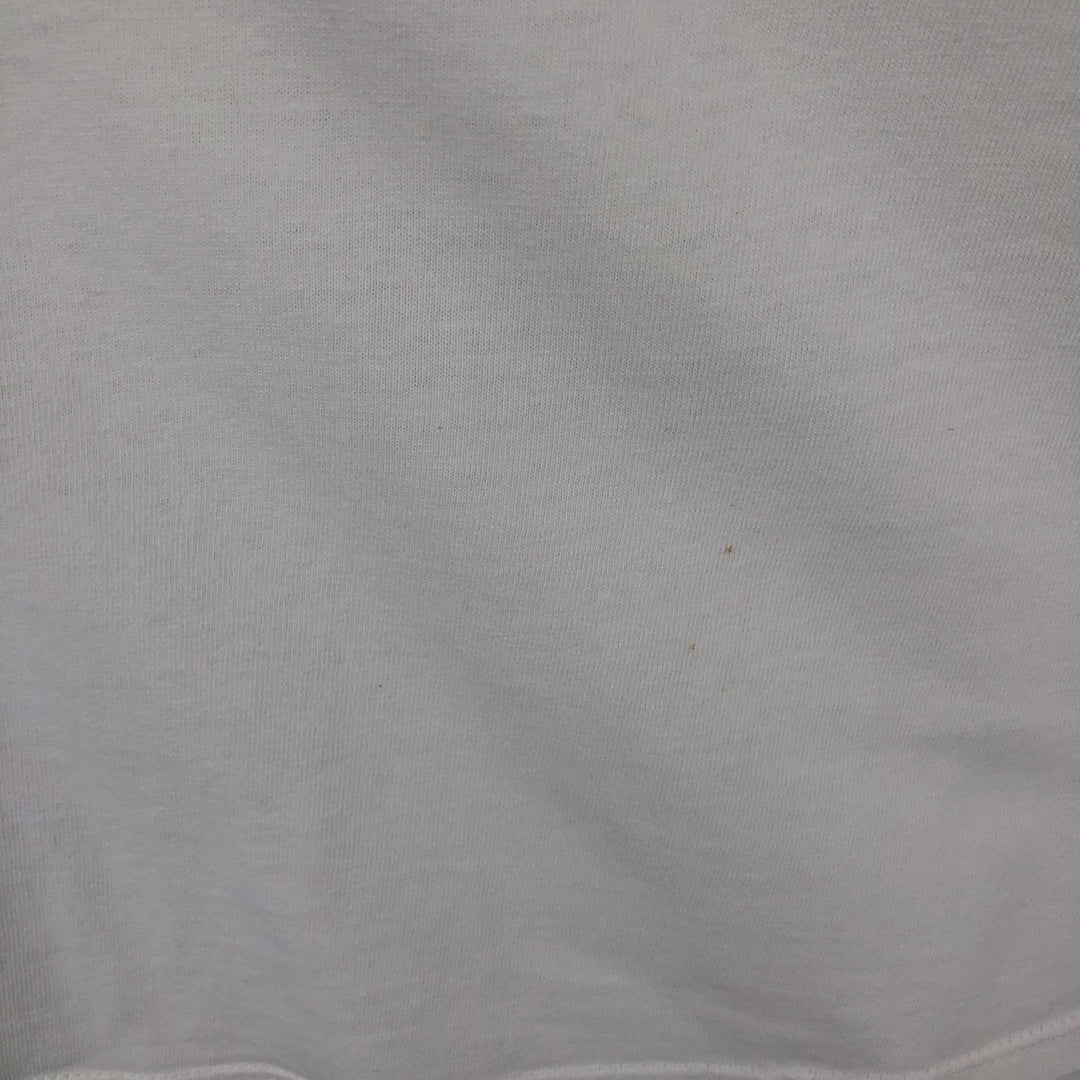 90'S Adidas BASKETBALL sports print T-shirt, made in Canada, men's size M equivalent, vintage. cotton white type Vintage Second Hand