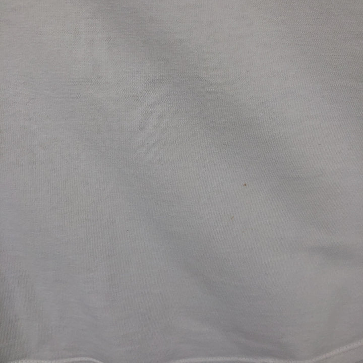 90'S Adidas BASKETBALL sports print T-shirt, made in Canada, men's size M equivalent, vintage. cotton white type Vintage Second Hand