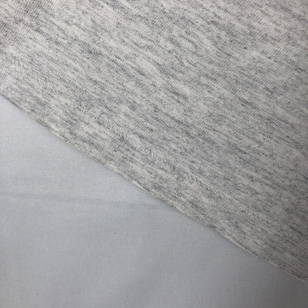 90'S Nike AIR JORDAN logo print T-shirt, silver tag, made in USA, men's size L equivalent, vintage. cotton gray type Vintage Second Hand