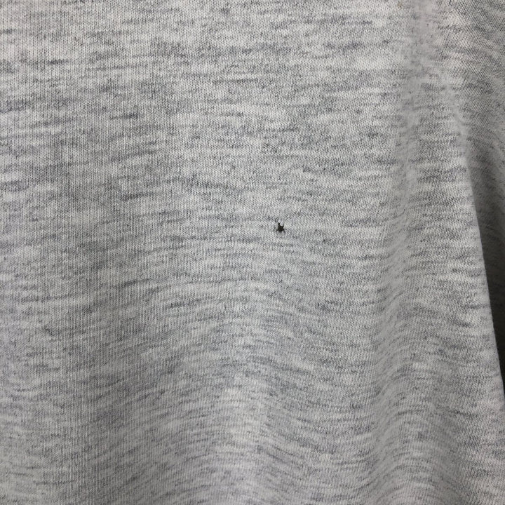 90'S Nike AIR JORDAN logo print T-shirt, silver tag, made in USA, men's size L equivalent, vintage. cotton gray type Vintage Second Hand
